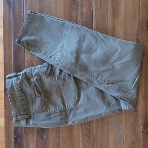 Maurices High-rise Olive Jeggings Size Large